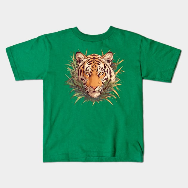 tiger Kids T-Shirt by peterdoraki